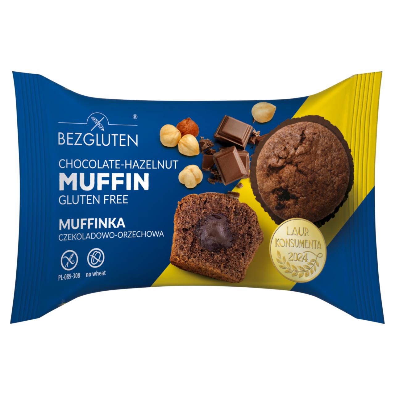 Zdjęcia - Bezgluten Muffinka czekoladowo-orzechowa 60 g