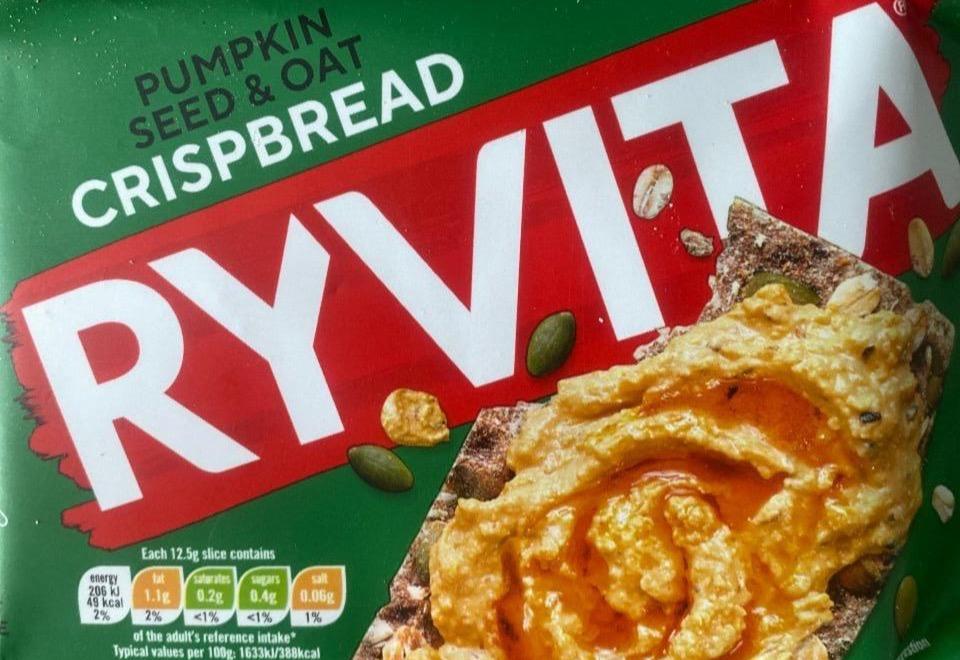 Zdjęcia - Pumpkin seed & oat crispbread Ryvita