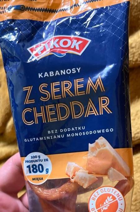 Zdjęcia - Kabanosy z serem cheddar Pikok
