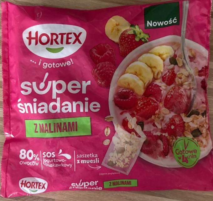 Zdjęcia - Super śniadanie z malinami Hortex