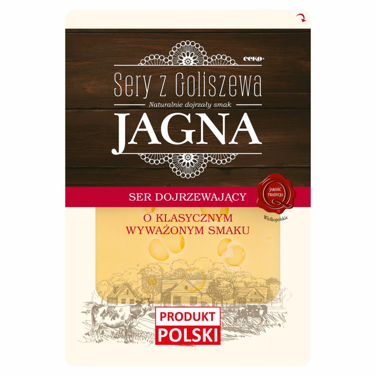 Zdjęcia - Sery z Goliszewa Ser Jagna w plastrach 135 g