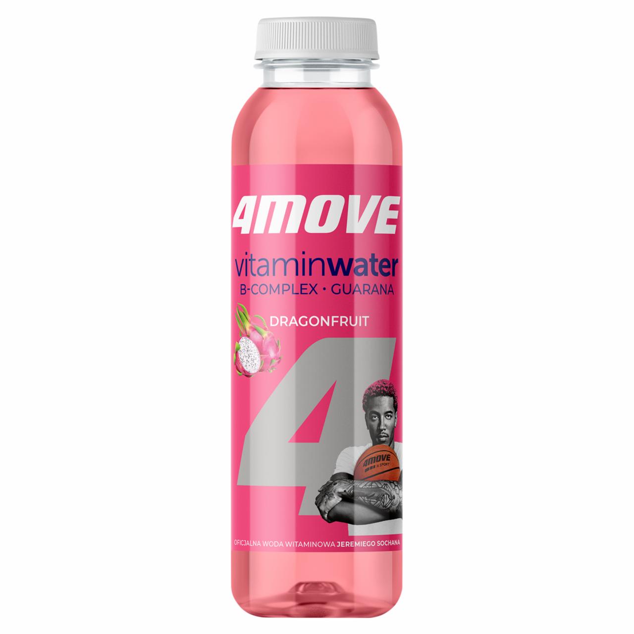 Zdjęcia - 4Move Vitamin Water Napój niegazowany o smaku dragonfruit 556 ml