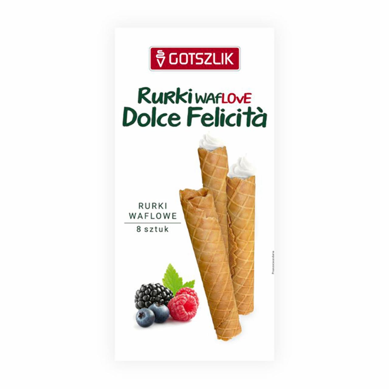 Zdjęcia - Rurki waflowe Dolce Felicitá 136 g (8 sztuk)