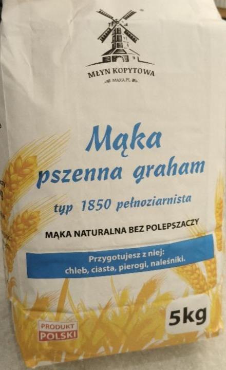 Zdjęcia - Mąka pszenna graham typ 1850 pełnoziarnista Młyn Kopytowa