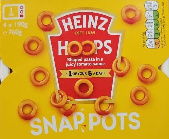 Zdjęcia - Hoops shaped pasta in a juicy tomato sauce Heinz