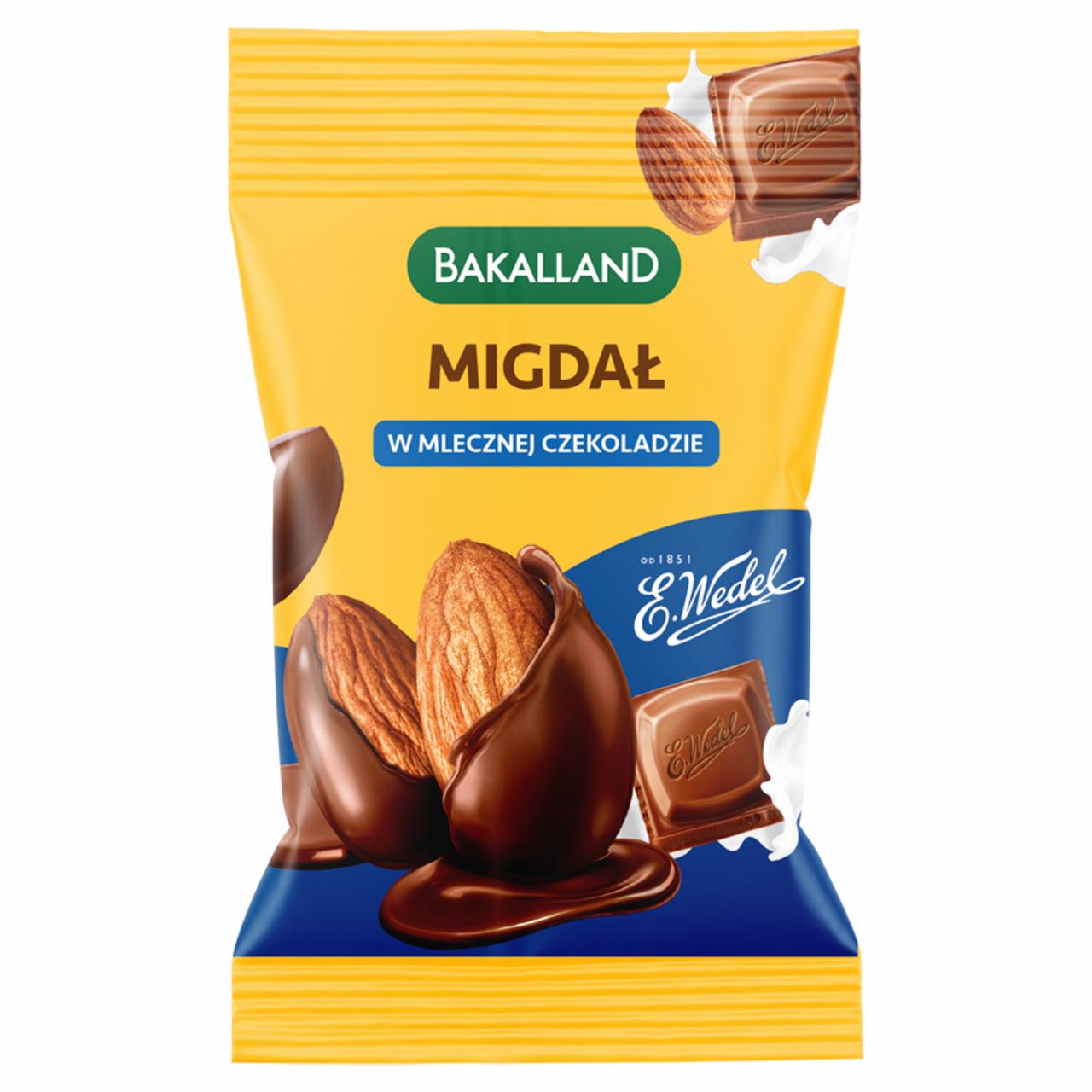 Zdjęcia - Bakalland Migdał w mlecznej czekoladzie 40 g