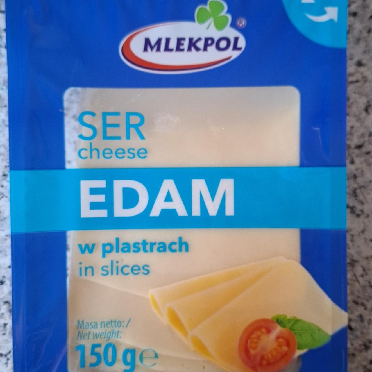 Zdjęcia - Ser edam w plastrach Mlekpol