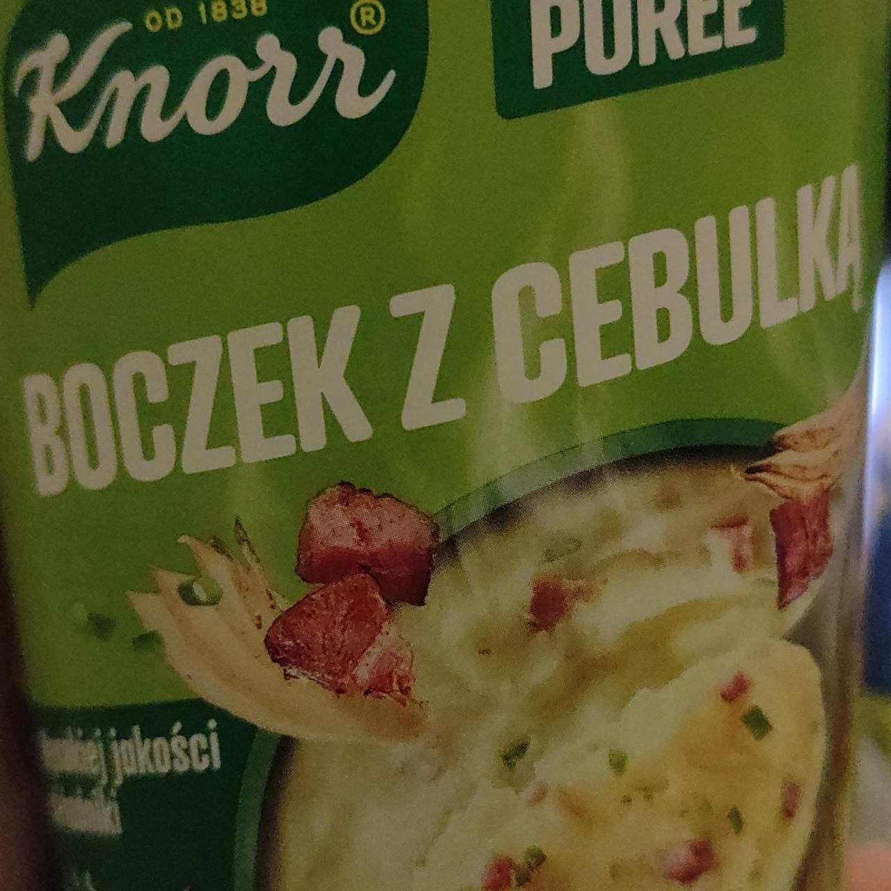 Zdjęcia - Puree boczek z cebulką Knorr