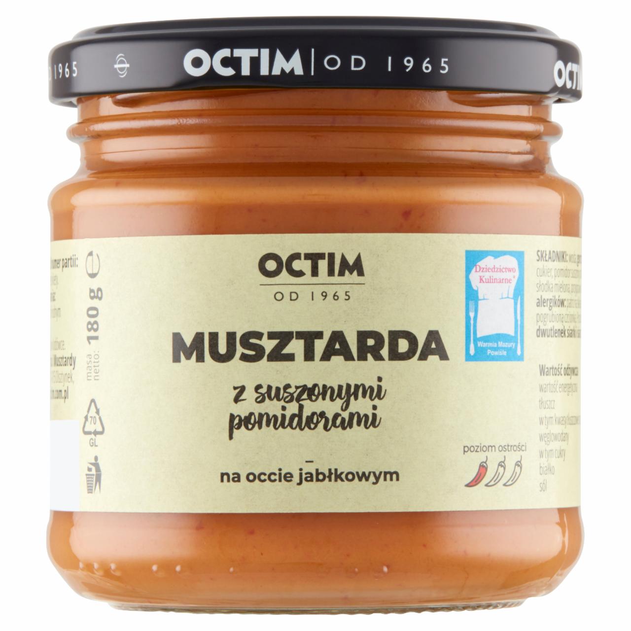 Zdjęcia - Octim Musztarda z suszonymi pomidorami 180 g