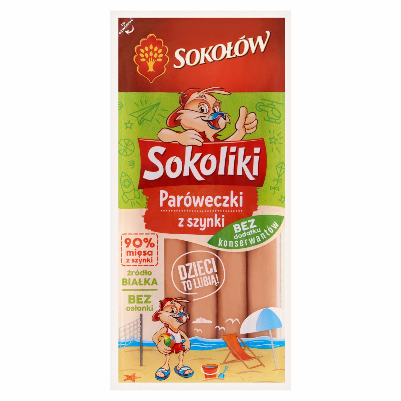 Zdjęcia - Sokołów Sokoliki Paróweczki z szynki 140 g