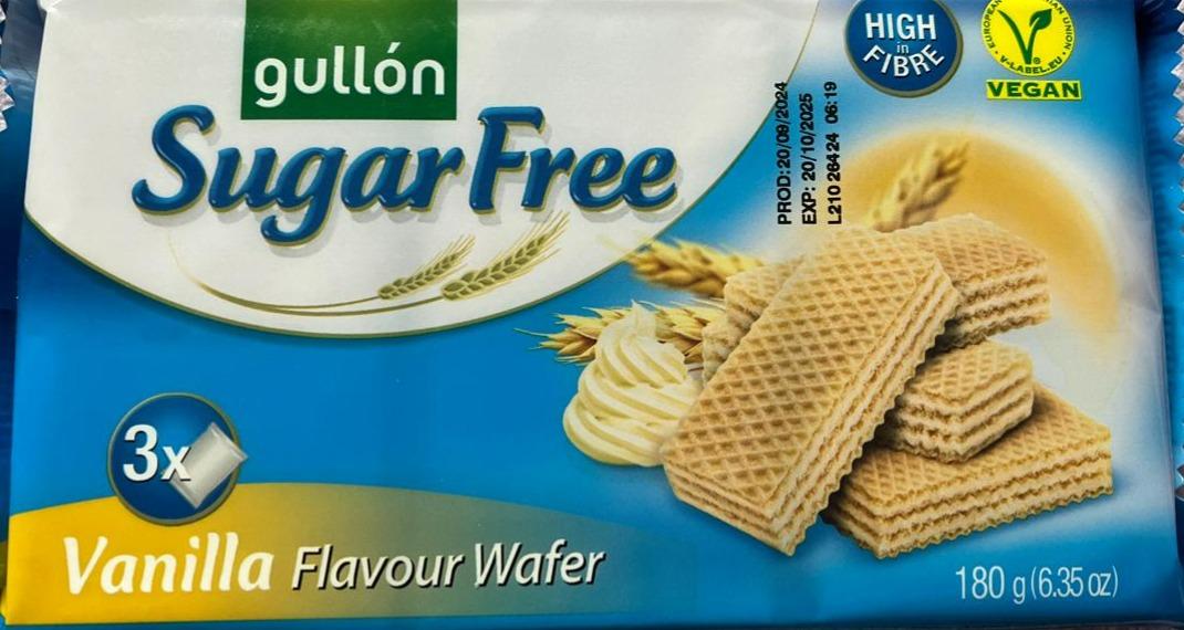 Zdjęcia - Sugar free vanilla flovour wafer Gullón
