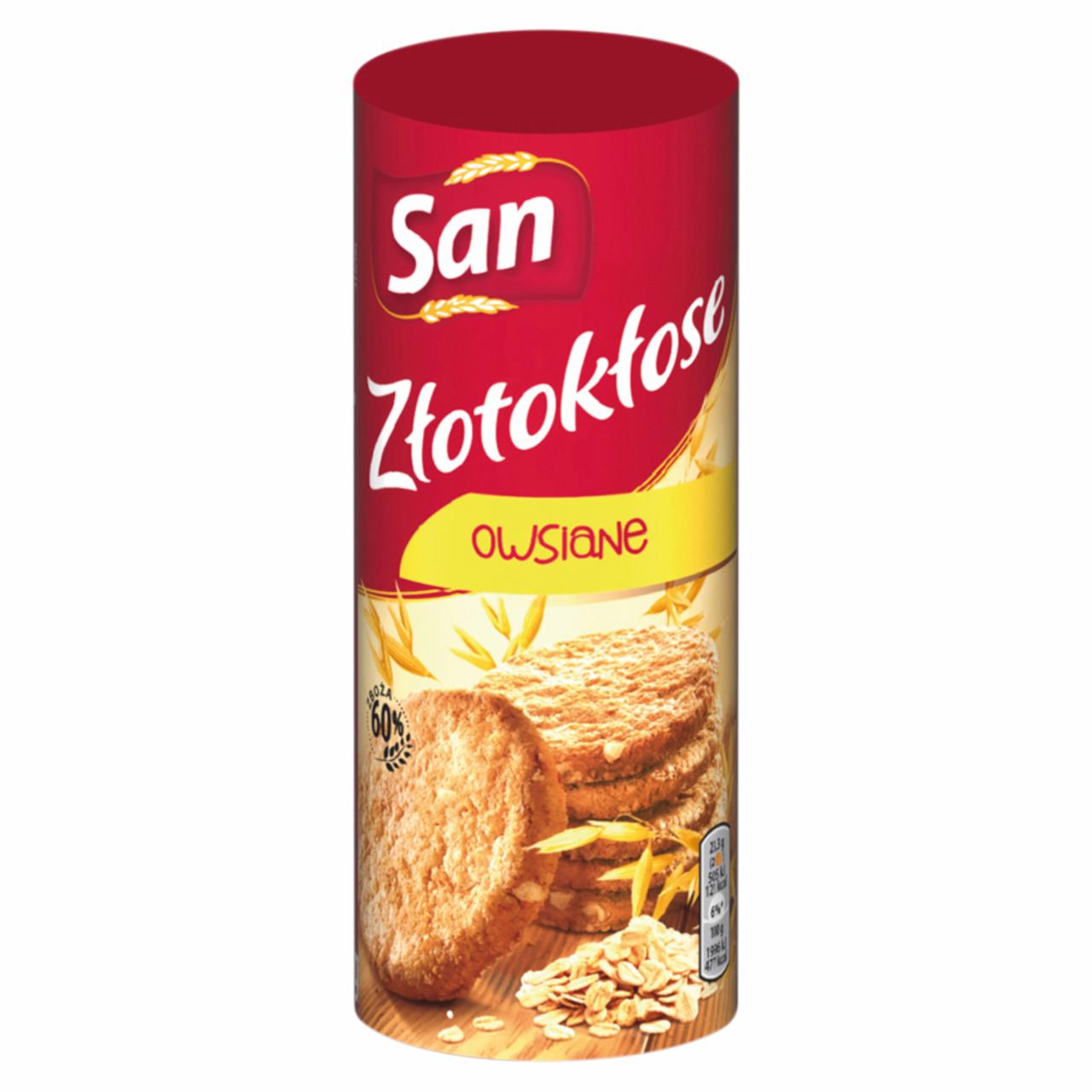 Zdjęcia - San Złotokłose Ciastka owsiane 188 g