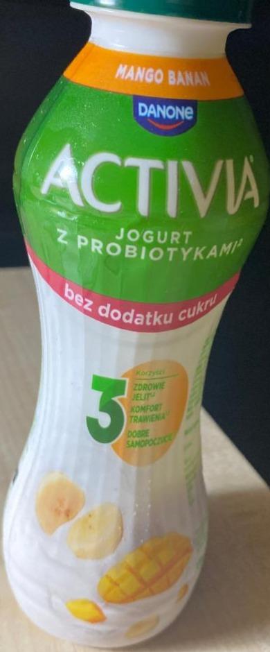 Zdjęcia - Jogurt bez dodatku cukru mango banan Activia