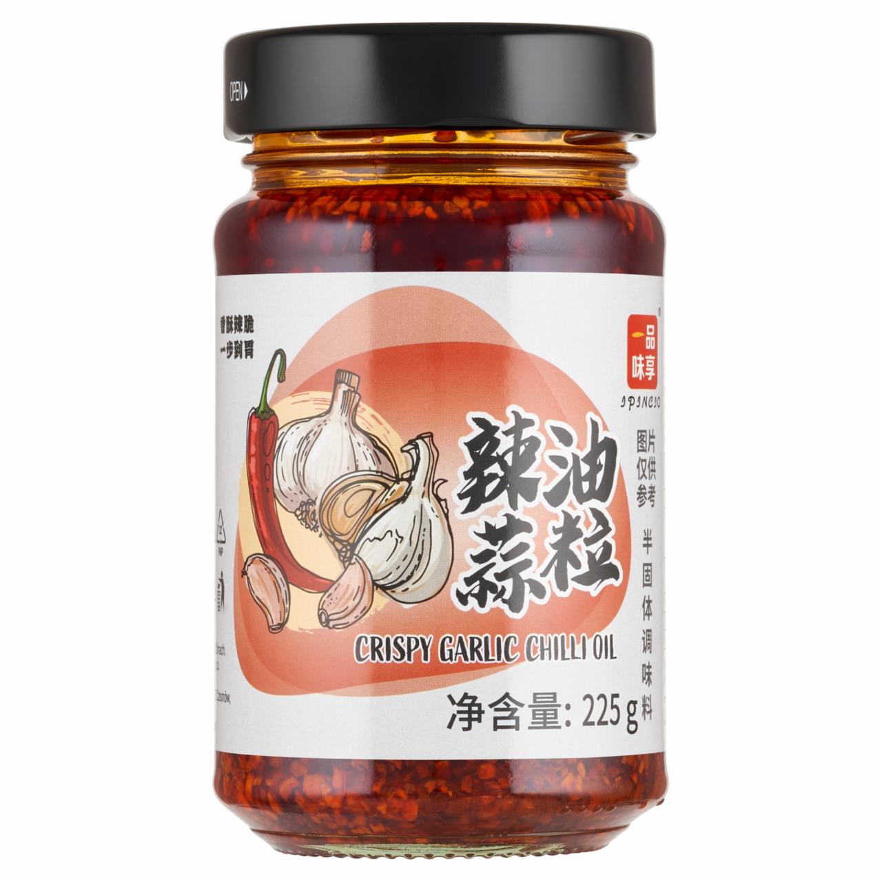 Zdjęcia - Smażony czosnek i chili w oleju 225 g