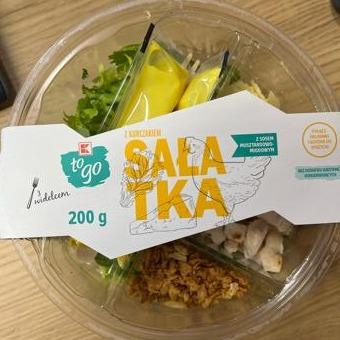Zdjęcia - Sałatka z kurczakiem K-to go