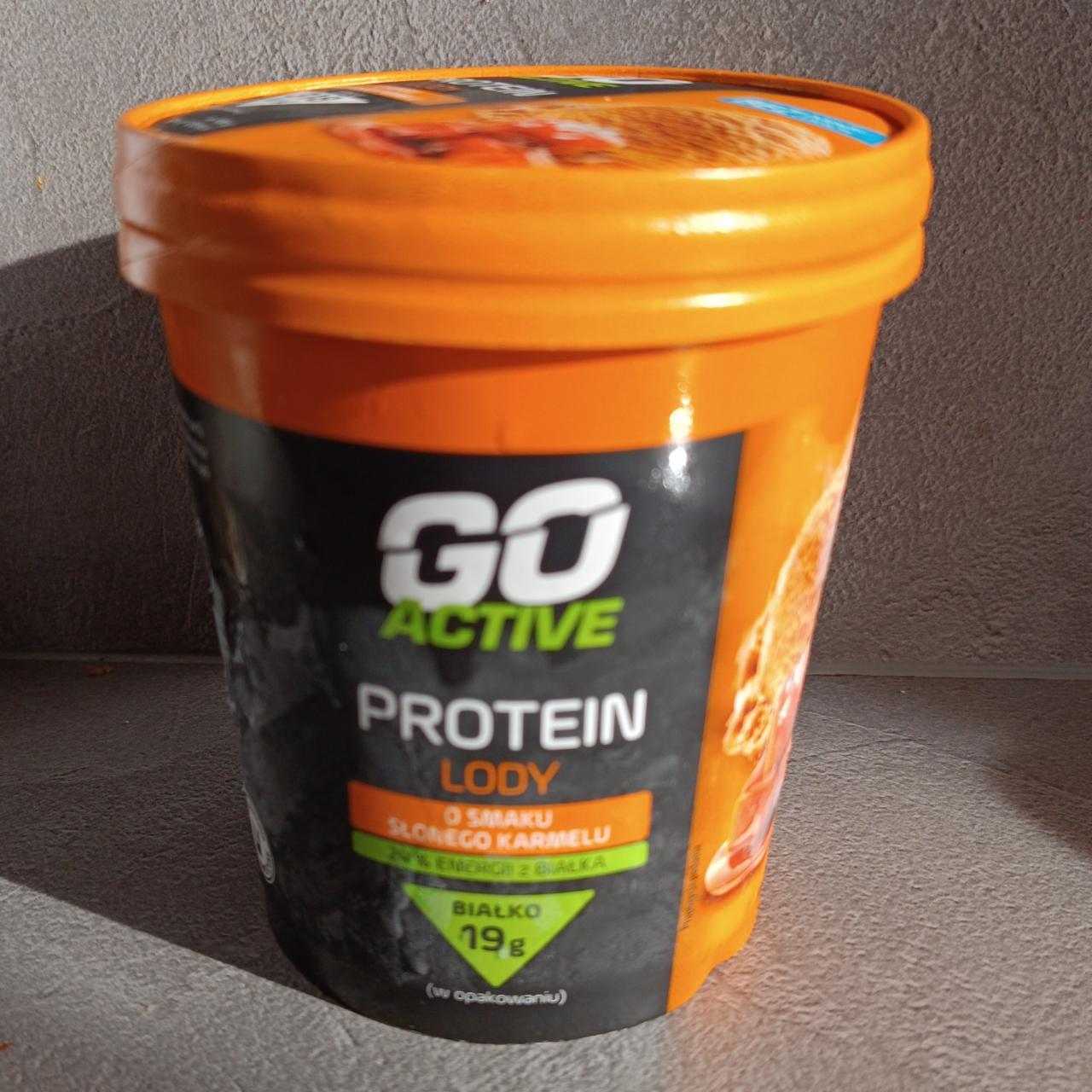 Zdjęcia - Protein lody o smaku słonego karmelu Go Active