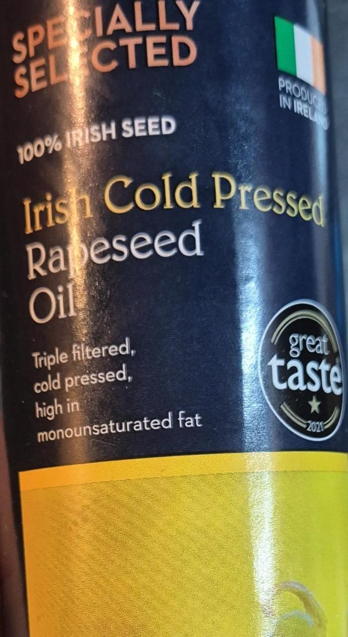 Zdjęcia - Irish cold pressed rapeseed oil Specially selected