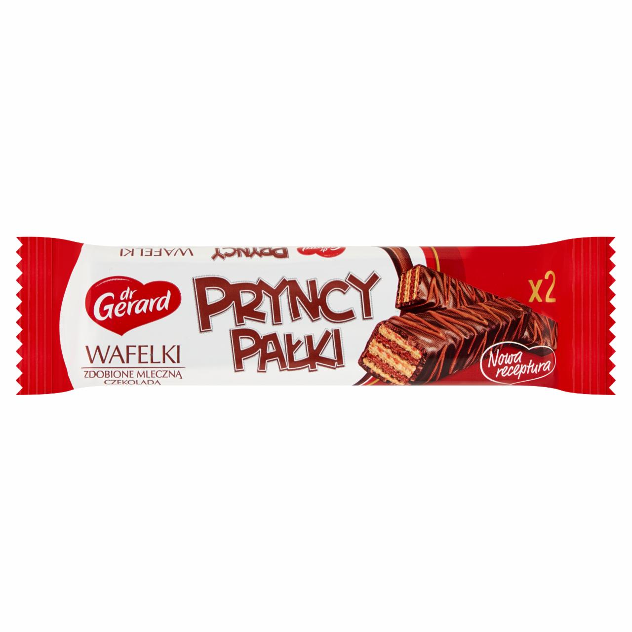 Zdjęcia - dr Gerard PryncyPałki Wafelki zdobione mleczną czekoladą 21 g (2 sztuki)
