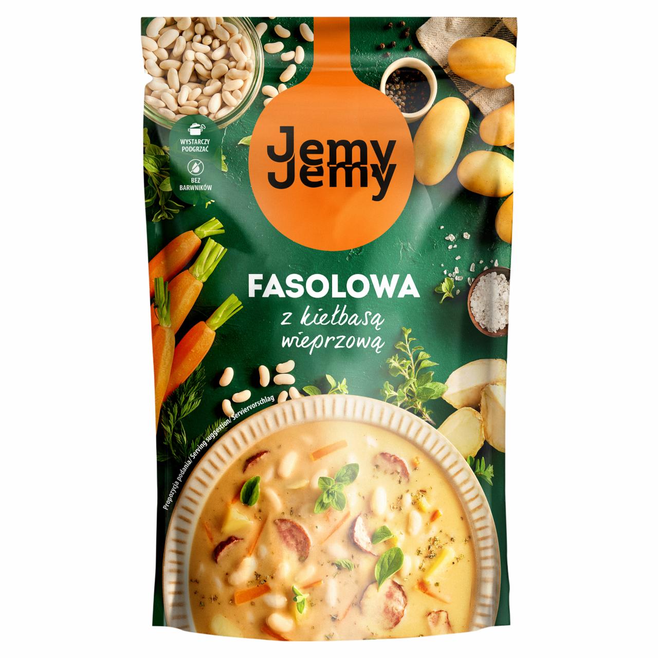 Zdjęcia - JemyJemy Fasolowa z kiełbasą wieprzową 450 g