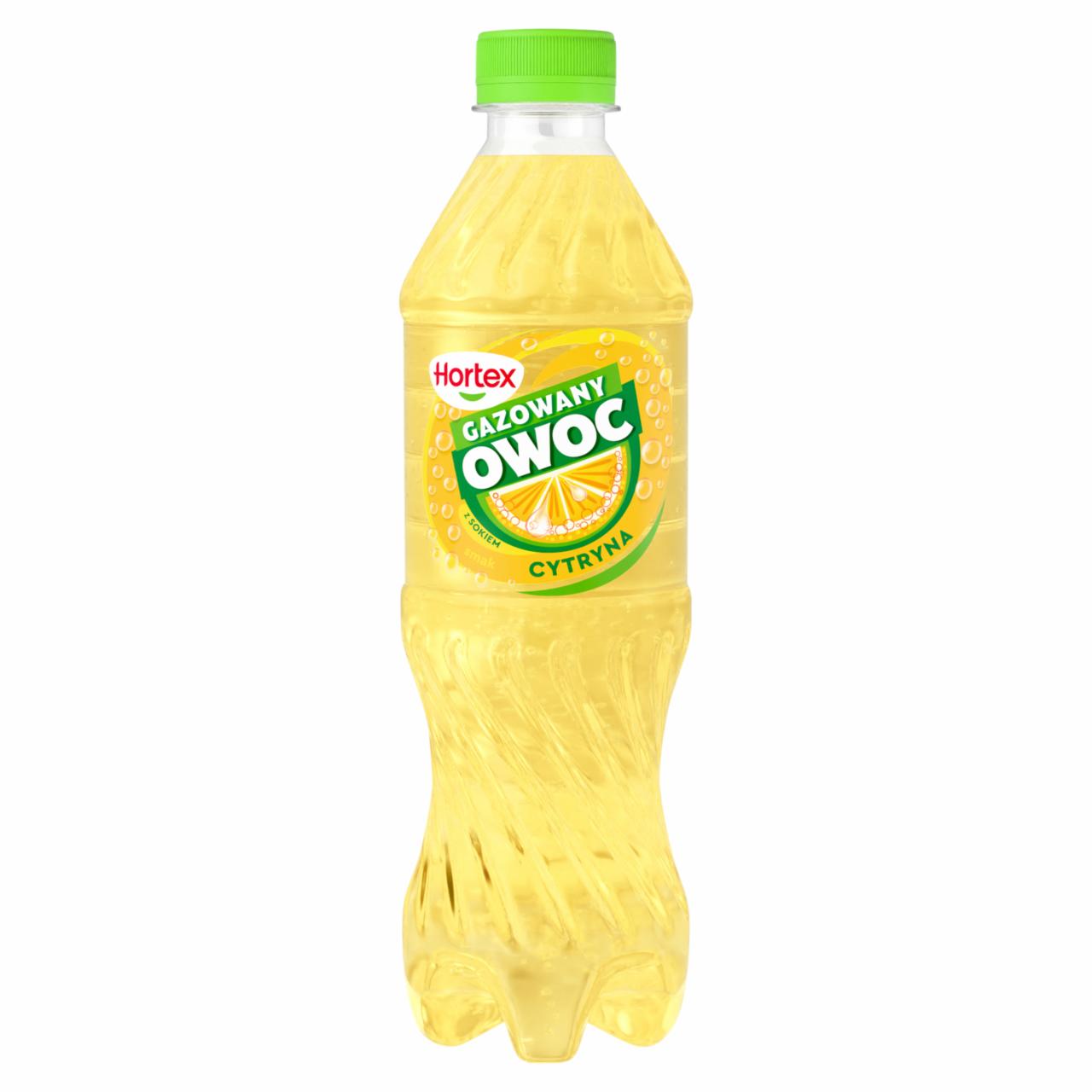 Zdjęcia - Hortex Gazowany Owoc Napój gazowany smak cytryna 500 ml