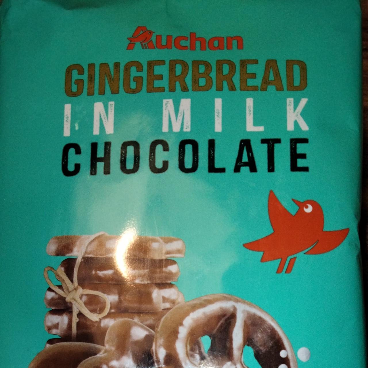 Zdjęcia - Gingerbread in milk chocolate Auchan