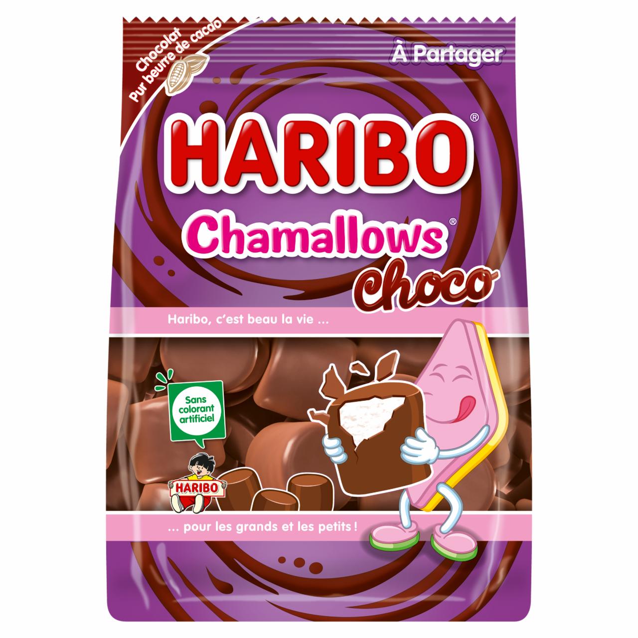 Zdjęcia - Haribo Chamallows Choco Pianki z czekoladą mleczną 160 g