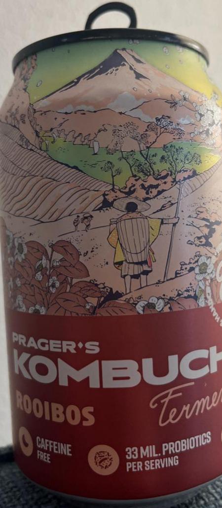 Zdjęcia - Prager's Rooibos Kombucha 330 ml