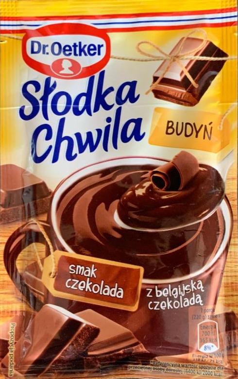 Zdjęcia - Dr. Oetker Słodka Chwila Budyń smak czekolada 45 g