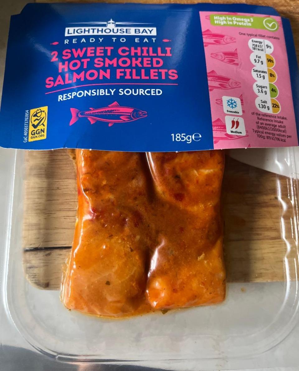 Zdjęcia - 2 Sweet Chilli Hot Smoked Salmon Fillets Lighthouse Bay