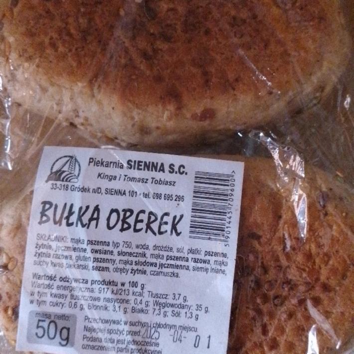 Zdjęcia - Bułka oberek Piekarnia Sienna