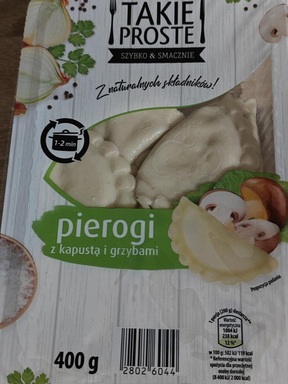 Zdjęcia - Pierogi z kapustą i grzybami Takie proste