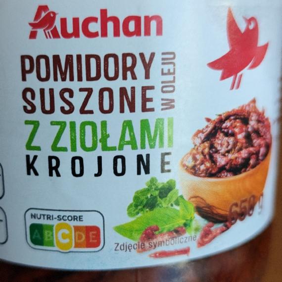 Zdjęcia - Pomidory suszone w oleju z żurawiną i ziołami Auchan
