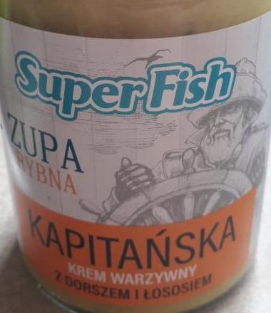 Zdjęcia - SuperFish Zupa rybna kapitańska krem warzywny z dorszem i łososiem 380 g