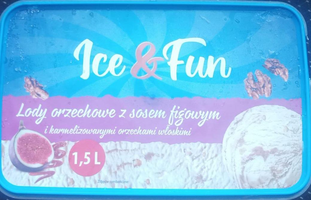 Zdjęcia - lody orzechowe z sosem figowym Ice & fun