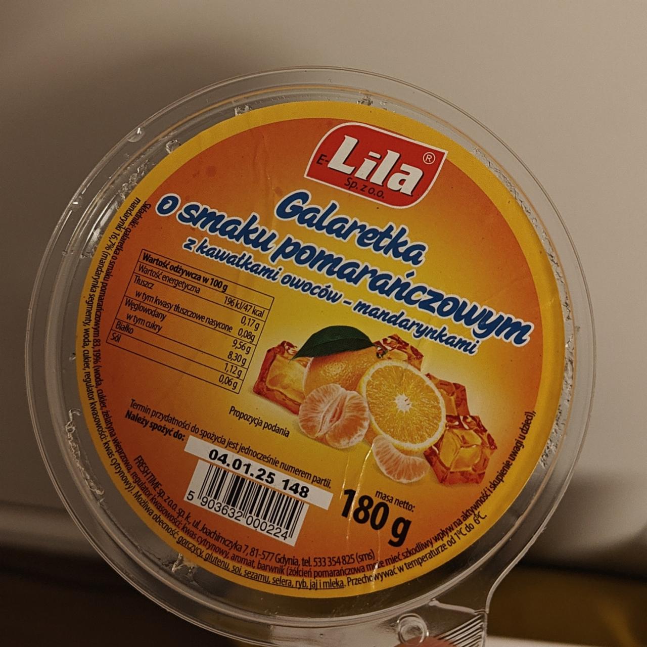 Zdjęcia - Galaretka o smaku pomarańczowym Lila