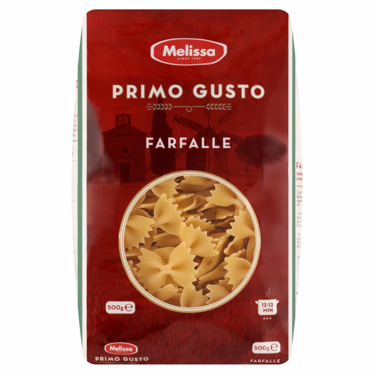 Zdjęcia - Melissa Primo Gusto Makaron farfalle 500 g