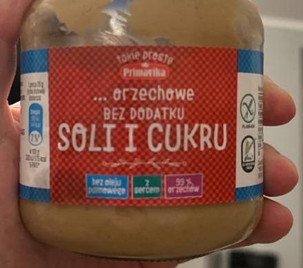 Zdjęcia - Pasta orzechowa bez dodatku soli i cukru 350 g Primavika