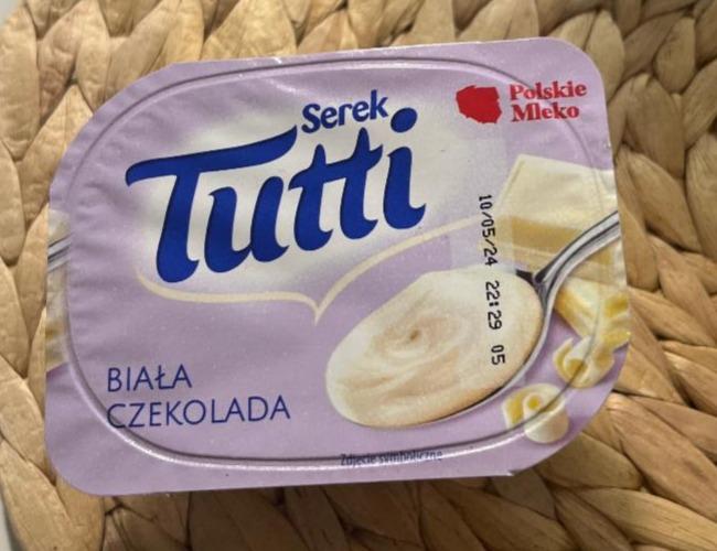 Zdjęcia - Serek biała czekolada Tutti