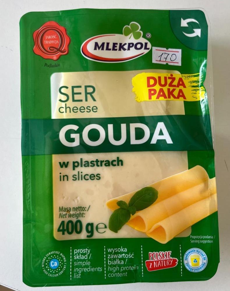 Zdjęcia - Ser gouda w plastrach Mlekpol