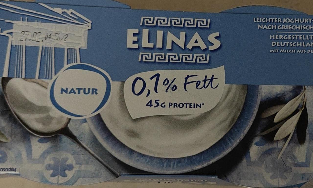 Zdjęcia - Natur leichter joghurt nach griechischer art 0,1% Elinas