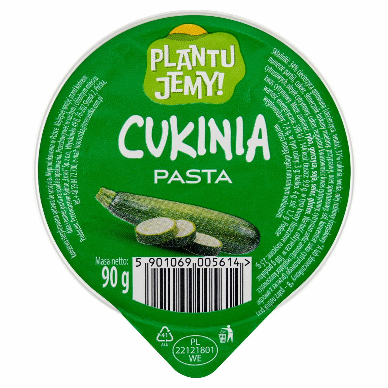 Zdjęcia - Plantu Jemy! Pasta cukinia 90 g