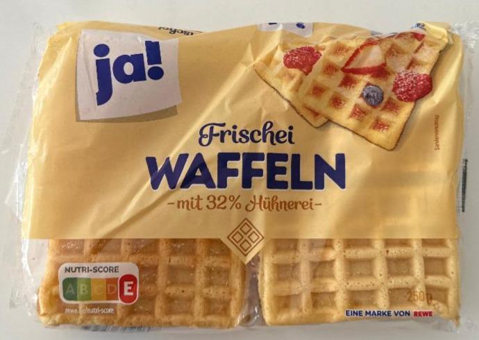 Zdjęcia - Frischeier Waffeln, mit 32% Hühnerei Ja!