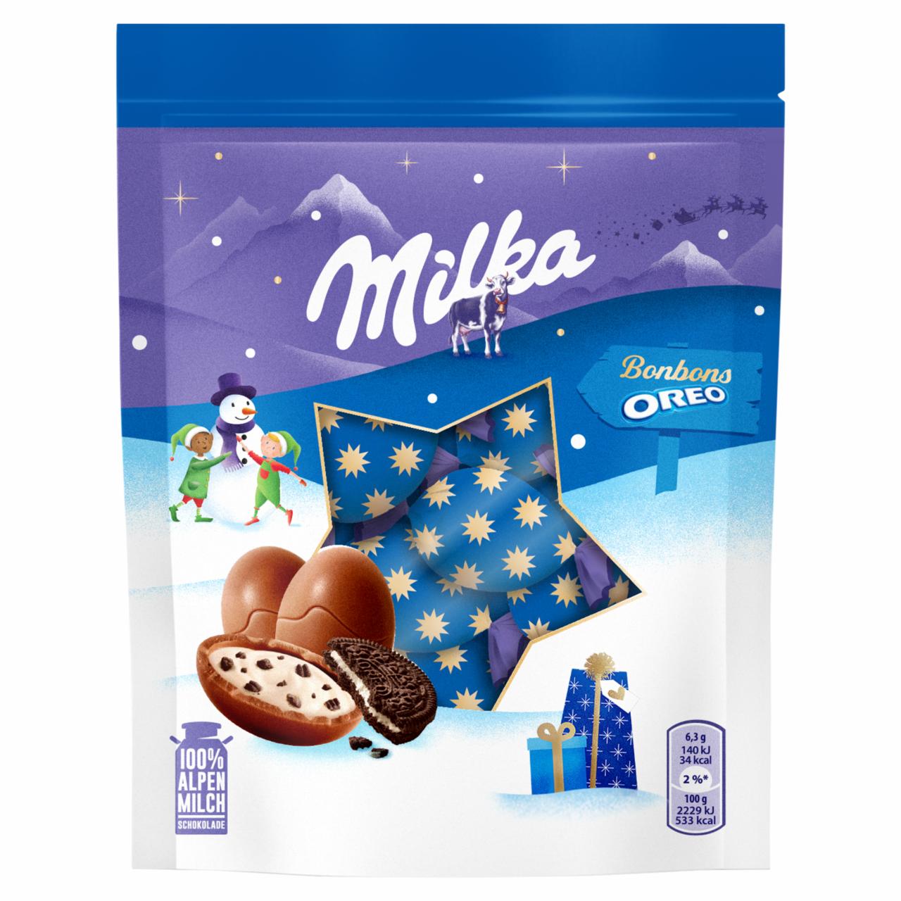 Zdjęcia - Milka Bonbons Oreo Czekolada mleczna 86 g