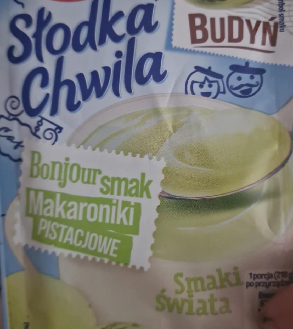 Zdjęcia - Słodka chwila budyń smak makaroniki pistacjowe Dr.Oetker
