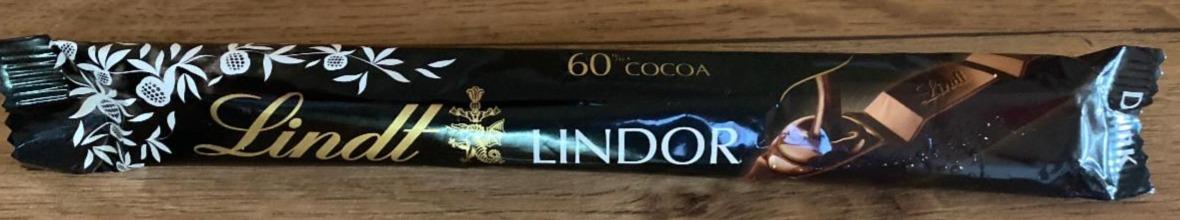 Zdjęcia - Lindt Lindor Czekolada gorzka z delikatnie rozpływającym się nadzieniem 37 g