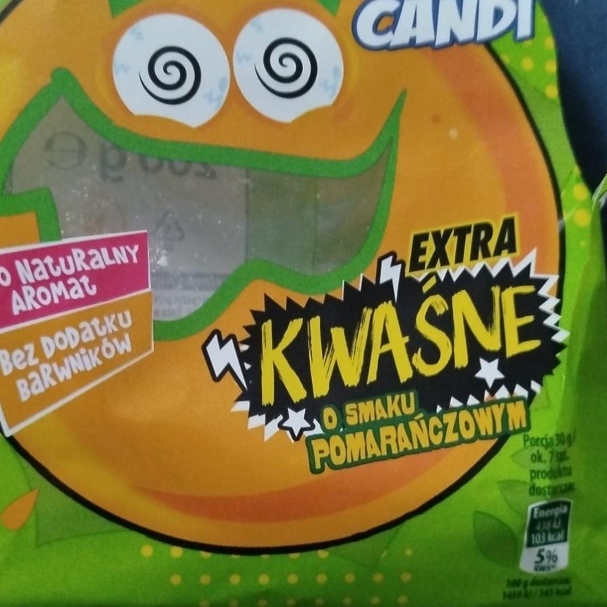 Zdjęcia - Extra kwaśne o smaku pomarańczowym Candi