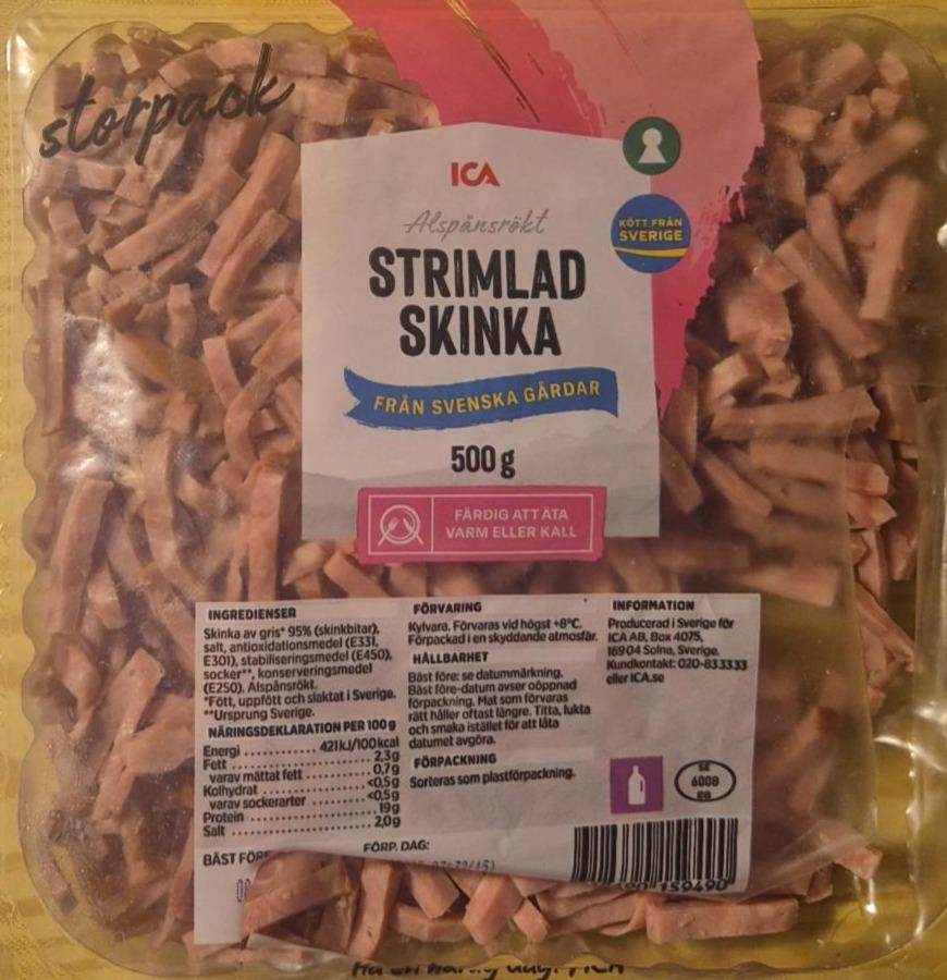Zdjęcia - Strimlad skinka ICA