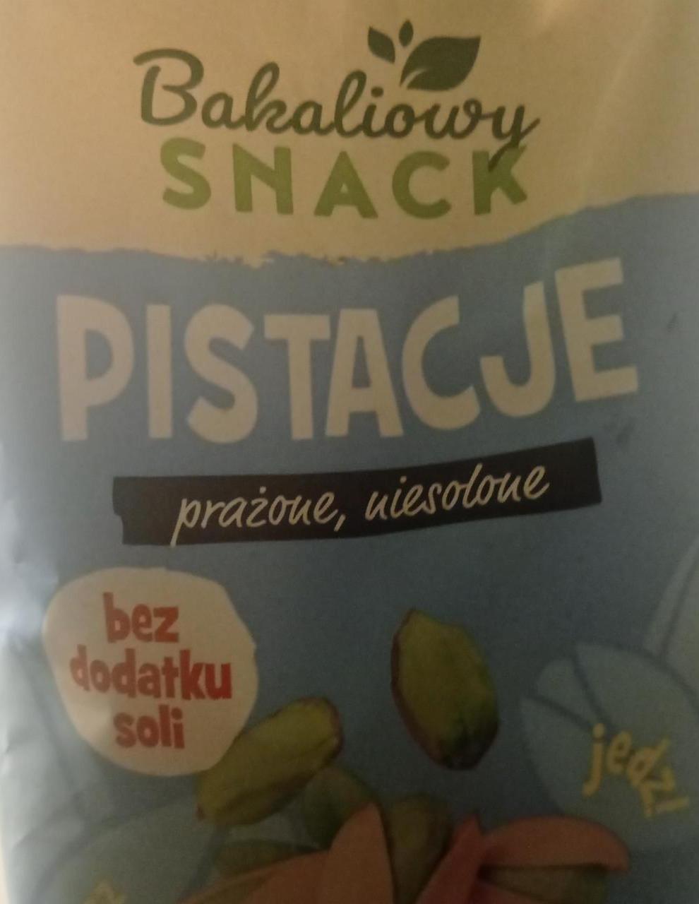 Zdjęcia - Pistacje prażone, niesolone Bakaliowy Snack