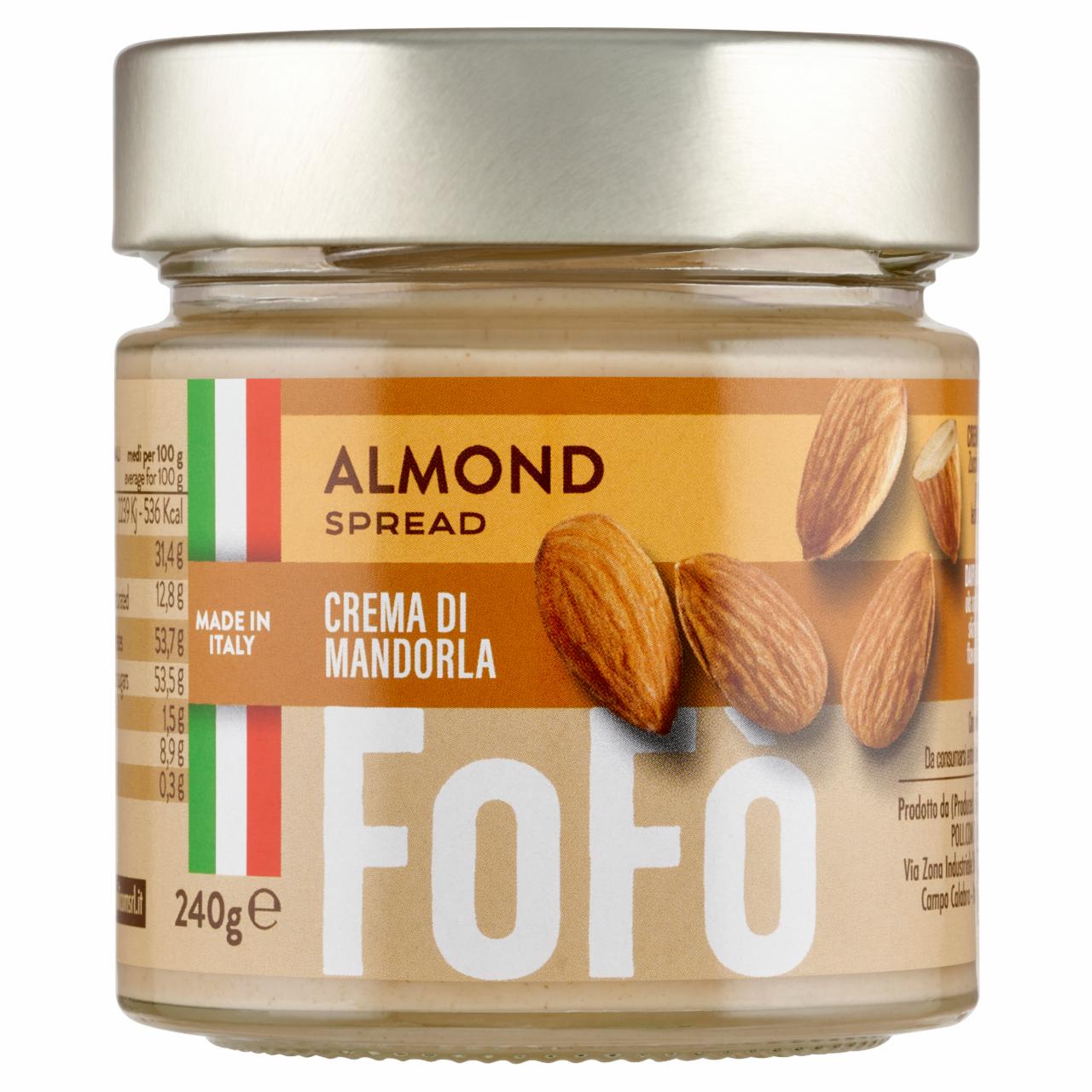 Zdjęcia - Fofo Krem migdałowy 240 g