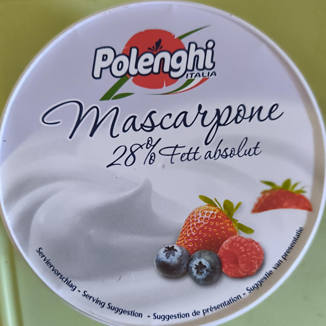 Zdjęcia - Mascarpone 28% fett absolut Polenghi